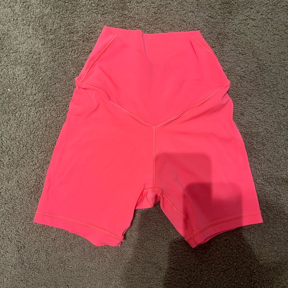 Aerie Vibrant Pink Bike Shorts